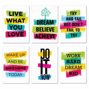 Set of 6 Premium Wall Art Photo Tiles – Modern Home Decor Sets 8x11 - Image 1