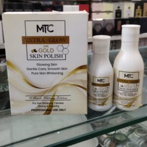 MTC International Extra Glow 24K Gold Skin Polish Kit – Professional Face & Body Brightening System - Image 5