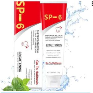 Premium SP-6 Ultra Whitening Probiotic Toothpaste – Advanced Stain Removal & Fresh Breath Oral Care - Image 4