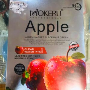 Mokeru Professional Apple Ammonia-Free Black Hair Cream – Non-Toxic Fast Hair Dye for Men and Women - Image 3