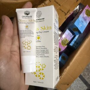 Catchglow Natural Beauty Glass Skin Whitening Day Cream 30g Radiant Glow Skincare - Image 5