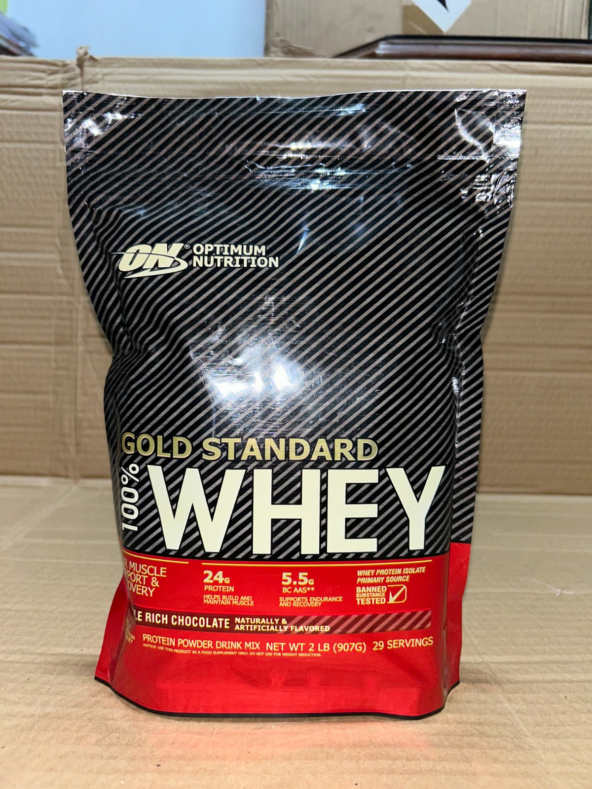Optimum Nutrition Gold Standard 100% Whey Protein Powder 2LB – Premium Whey Blend for Muscle Recovery & Lean Muscle Support - Image 3