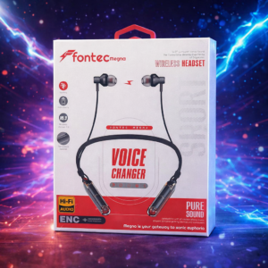 Fontec Magna Wireless Neckband Bluetooth Earphones – Integrated 5-Mode Voice Changer, Hi-Fi Audio & ENC Noise Reduction - Random Color - Image 1