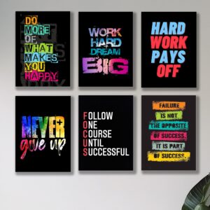Set of 6 Premium Wall Art Photo Tiles – Modern Home Decor Sets 8x11 - Image 1