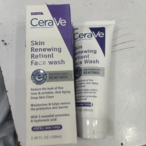 Renewing Retinol Face Wash – Anti-Aging Cleanser with Ceramides & Hyaluronic Acid for All Skin Types (100ml) - Image 4