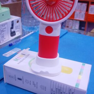 Mini Portable Handheld Fan with Desktop Base - Cute Carrot Design Rechargeable Personal Cooling Fan for Office, Students, and Travel - Image 4
