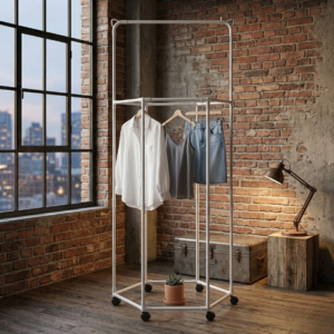 360° Rotating Clothes Hanger | Multi-Tier Laundry Organizer With Swivel Hook For Space-Saving Wardrobe Storage - Image 3