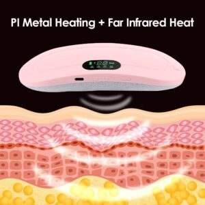 Portable Menstrual Heating Pad Smart Warm Palace Belt – Cordless Cramp Relief Massager Vibration Waist Trimmer - Image 1