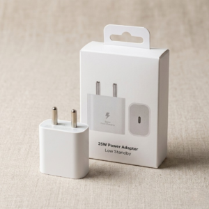 25W Original Power Adapter | White Type-C Fast Charger China Imported - Image 1