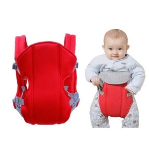 Adjustable Baby Carrier Safety Belt Backpack | Strong Material Infant & Toddler Carrier | Comfortable Baby Carrying Sling for Newborns (Random Color) - Image 4