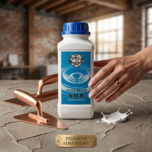 SBR High Quality Tiger Brand Waterproofing Admixture – Strong Bonding Agent for Cement & Concrete - Image 1