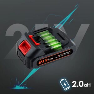 Universal 21V Lithium-Ion Battery Pack for Cordless Power Tools | Rechargeable High-Capacity Battery - Image 1