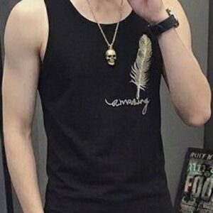Men's Summer Sando & Shorts Set – Stretchable Cotton Jersey Fabric, Soft Breathable Sleeveless Top and Comfortable - Image 2