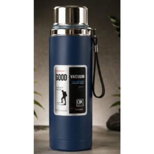 Premium 800ml/1000ml Stainless Steel Water Bottle – Leakproof Insulated Water Flask (Random Color) - Image 2