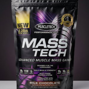 Mass Tech Advance Muscle Mass Gainer Powder 2LB | High-Calorie Weight Gainer for Muscle Size & Strength - Image 1