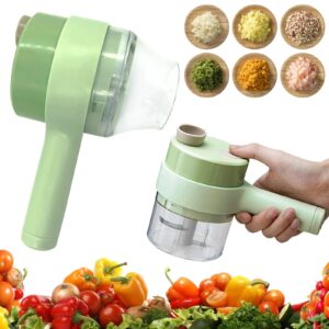 Electric Handheld Vegetable Cutter Slicer Multifunctional Food Chopper Compact Durable And Easy To Use Kitchen Tool - Image 3