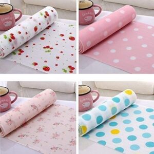 Kitchen Anti-Slip Foam Drawer Mat | Waterproof Cushion Sheet For Cupboards, Refrigerators & Tables - Size 45*150 cm | Random Colour - Image 1