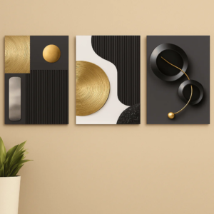 Set of 3 Premium Wall Art Photo Tiles – Modern Home Decor Sets 8x11 - Image 1