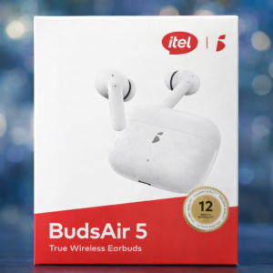 Itel BudsAir 5 True Wireless Earbuds – Bluetooth 5.4, 36 Hours Playtime & Deep Bass Audio - Image 1