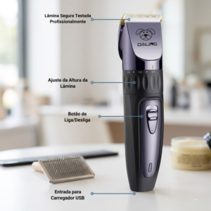 Daling Rechargeable Professional Pet Clipper Electric Grooming Trimmer for Dogs & Cats - Image 2
