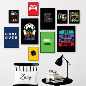Gaming Wall Art Set – 10 Frames (Premium Photo Tiles) - Image 1