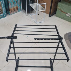 Folding Cloth Drying Stand | Multi-Tier Laundry Organizer With Extendable Wings | Space-Saving Durable Rack For Clothes - Image 3