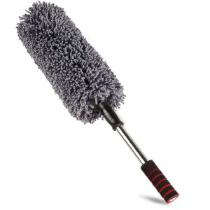 Premium Microfiber Car Duster Kit with Telescopic Handle – Scratch-Free Interior & Exterior Cleaning Brush for Cars, SUVs, Trucks & Home Use - Image 2