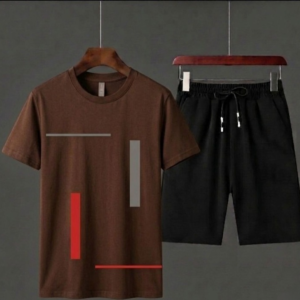 HY Boutique Men's Summer shirt & Shorts Tracksuit Set – Lightweight & Comfortable Casual Wear - Image 1