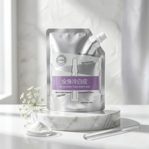 Whole Body Cold White Skin Brightening Body Lotion – Deep Whitening Cream Spout Pouch - Image 1