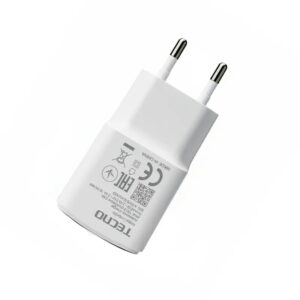 Tecno Fast Charging Charger with USB Cable Complete Set | Original Quality Power Adapter for Tecno Mobile Phones - Image 3