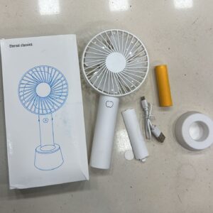 Eternal Classic Portable USB Mini Fan Air Cooler Rechargeable Handheld Bladeless Fan | Multiple Colours - Image 5