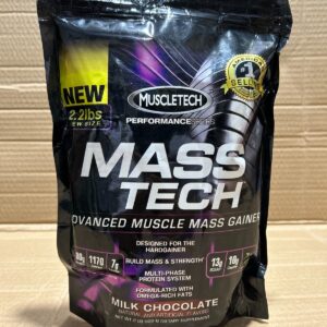 Mass Tech Advance Muscle Mass Gainer Powder 2LB | High-Calorie Weight Gainer for Muscle Size & Strength - Image 3