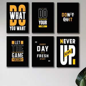 Set of 6 Premium Wall Art Photo Tiles – Modern Home Decor Sets 8x11 - Image 1