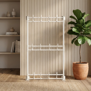 Wall-Mounted Corner Storage Rack | Multifunctional Bathroom Organizer | Strong Carbon Steel | Random Colour - Image 1