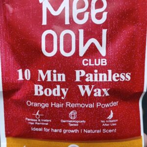 Meeoow Club 10 Min Painless Body Wax – Orange Hair Removal Powder for Smooth Skin - 100g - Image 5