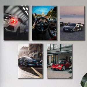 Set of 5 Premium Wall Art Photo Tiles – Modern Home Decor Sets 8x11 - Image 1