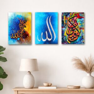 Set of 3 Premium Wall Art Photo Tiles – Modern Home Decor Sets 8x11 - Image 1