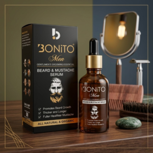 BONITO Men Beard And Mustache Serum Premium Grooming Essential With Natural Botanical Oils 30ml - Image 1