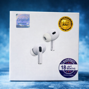ANC Wireless Earbuds with Active Noise Cancellation & Charging Case – White - Image 3