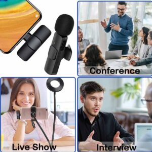 K11 2 IN 1 Collar Wireless Microphone Iphone/Android & Type C Supported - Image 5