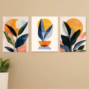 Set of 3 Premium Wall Art Photo Tiles – Modern Home Decor Sets 8x11 - Image 1
