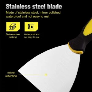 Scraper with Rubber Handle – Heavy Duty Cleaning & Paint Removal Tool - Image 1