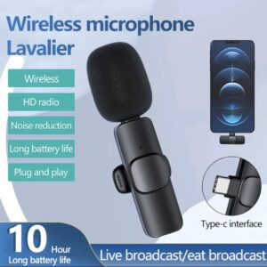 K8 Collar Wireless Microphone Type C Supported - Image 2