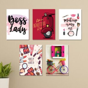 Set of 5 Premium Wall Art Photo Tiles – Modern Home Decor Sets 8x11 - Image 1