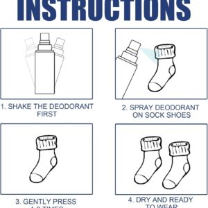 Footwear Deodorant Spray Shoe Deo Odor Control Fresh Spray (100ml) - Image 3