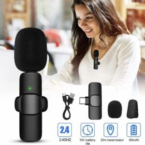 K8 Collar Wireless Microphone Type C Supported - Image 1