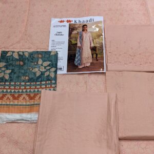 ✨ KHAADI ✨ 3 Piece Khaadi chicken Kari Unstitched Suit new Collection for womens - Image 1