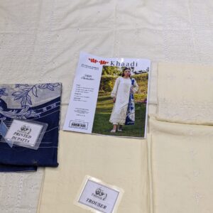 ✨ KHAADI ✨ 3 Piece Khaadi chicken Kari Unstitched Suit new Collection for womens - Image 1