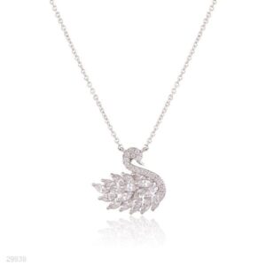 Tulip Bracelet With Swan Necklace Stainless Steel Durable Comfortable Stylish Affordable Practical Choice Reliable Performance - Image 3