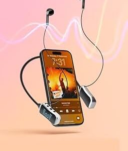 Bluetooth Headset with Digital Display & IPX4 Protection - Image 1
